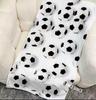 Soccer Ball Print Beach Towel Patterned Sunscreen And Windproof Suitable For Swimming Pool Camping Travel Blanket