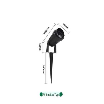 Nufeng 3W LED Bunte Garten-Aufhellleuchte