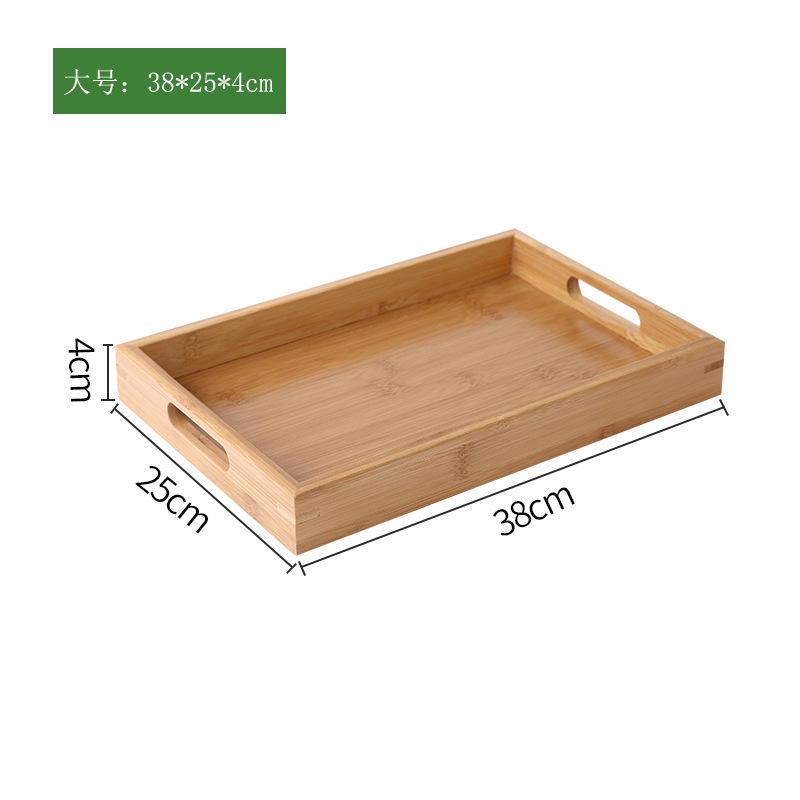 Japanischen Stil Runde Tablett Lebensmittel Servierplatte Holz Snack Deseert Platte Teaboard für Home WF