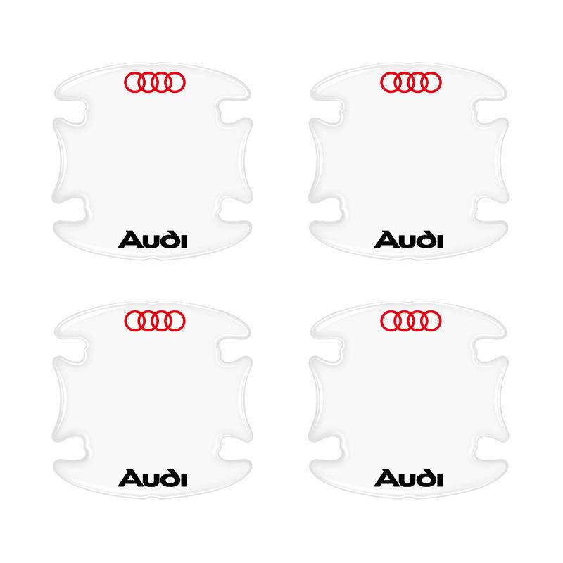 Car Door Bowl Scratches Stickers For 8w Sline A3 Q5 Q8 A4 B8 B7 A6 C7 A5 A7 A8 B9 B6 C6 Q3 Q4 RS3 RS4 RS5 sq3 Car accessoriesw8