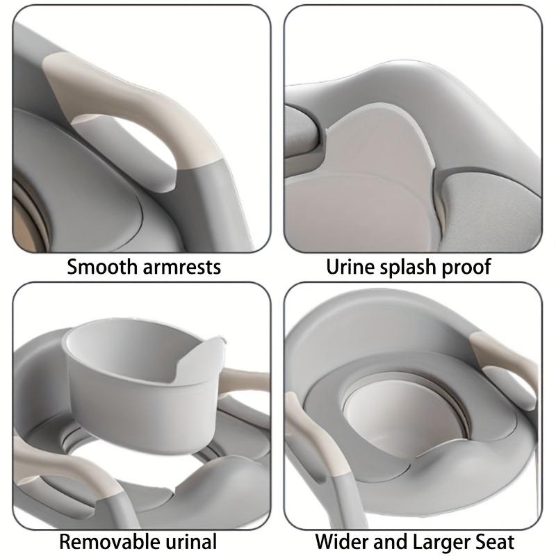 3-in-1 Adjustable Portable Youngsters's Potty Training Toilet Seat Foldable Step Stool with Potty Training Reward Stickers