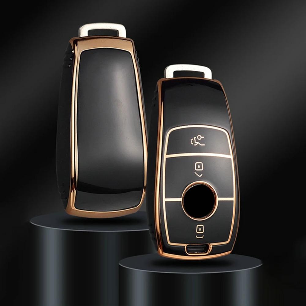 Fashion TPU Car Remote Key Case Cover Shell for Mercedes Benz A C E S G Class GLC CLE CLA GLB GLS W177 W205 W213 W222 X167 AMG