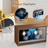Watch Winder for Automatic Watches 6/4/3/2 Slots Watch Shaker Wooden Box Super Motor Blue LED Light Jewelry Store Display Box