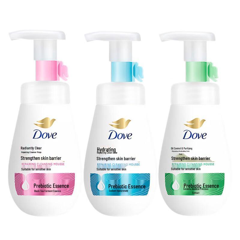Dove Facial Cleansing Foam Triple Pack