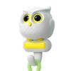 Fashion Blinking Owl-Shape Hook Multipurpose Key Chain Hanging Hook Wall Storage Rack Kitchen Bathroom Organizer