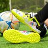 Boys/Kids Rubber Non-slip Short Spike Velcro Lace-up Artificial Turf Football Boots