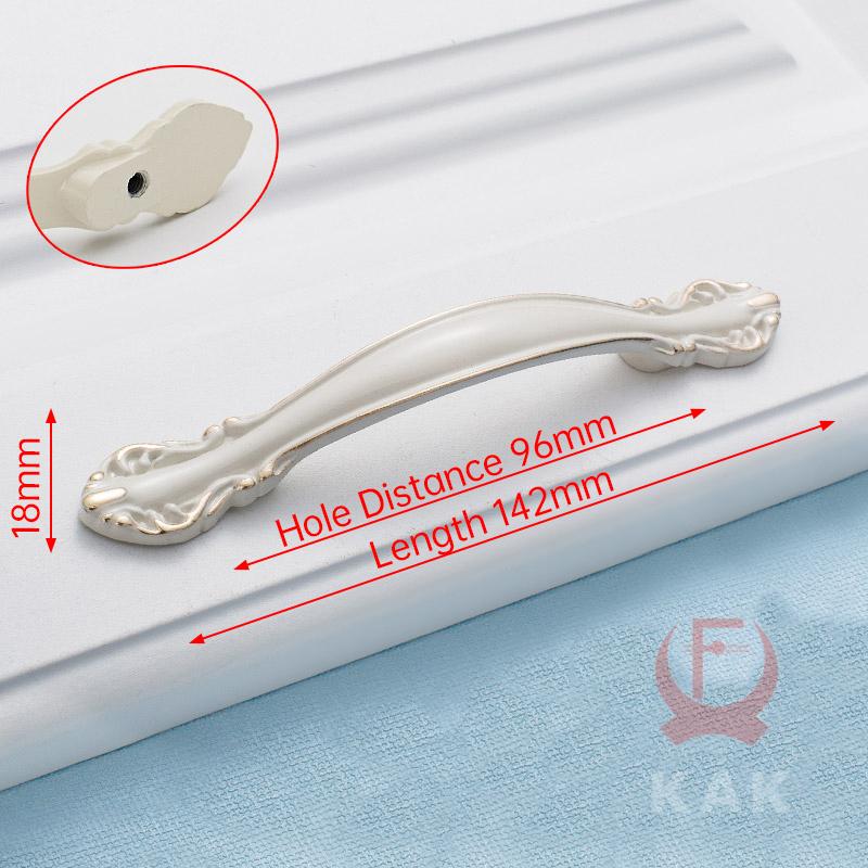 KAK Aliaj de Zinc Alb Crem Mânere pentru Dulap Mânere pentru Uși de Bucătărie Butoane pentru Sertare Mânere pentru Mobilier Modă Europeană Accesorii