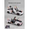 Diecast 1/22 Maserati MC20 Super Sports Car Alloy Model Sound & Light Pull Back Toy Boy Sports Car Toy Birthday Present for Kid