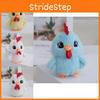 Chaveiro de Pelúcia de Pássaro Fofo Adorável Estilo Desenho Animado Brinquedo Macio Para Bolsas e Chaves em Branco Rosa Amarelo e Azul