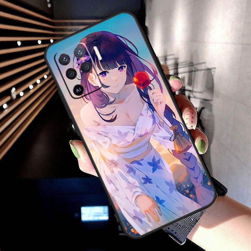 Genshin Impact Raiden Shogun Case For Oppo A78 A98 A18 A38 A58 A60 A80 A40 A77 A57 A17 A74 A54 A94 A96 A76 A16 A15 A5 Pro
