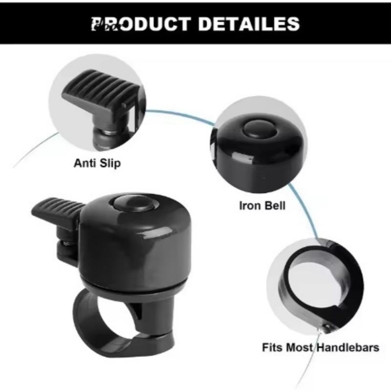 Accessories Alloy Mountain Road Bike Horn Sound Alarm Bicycle Bell Alloy for Safety Cycling Handlebar Ring Bicycle Bell