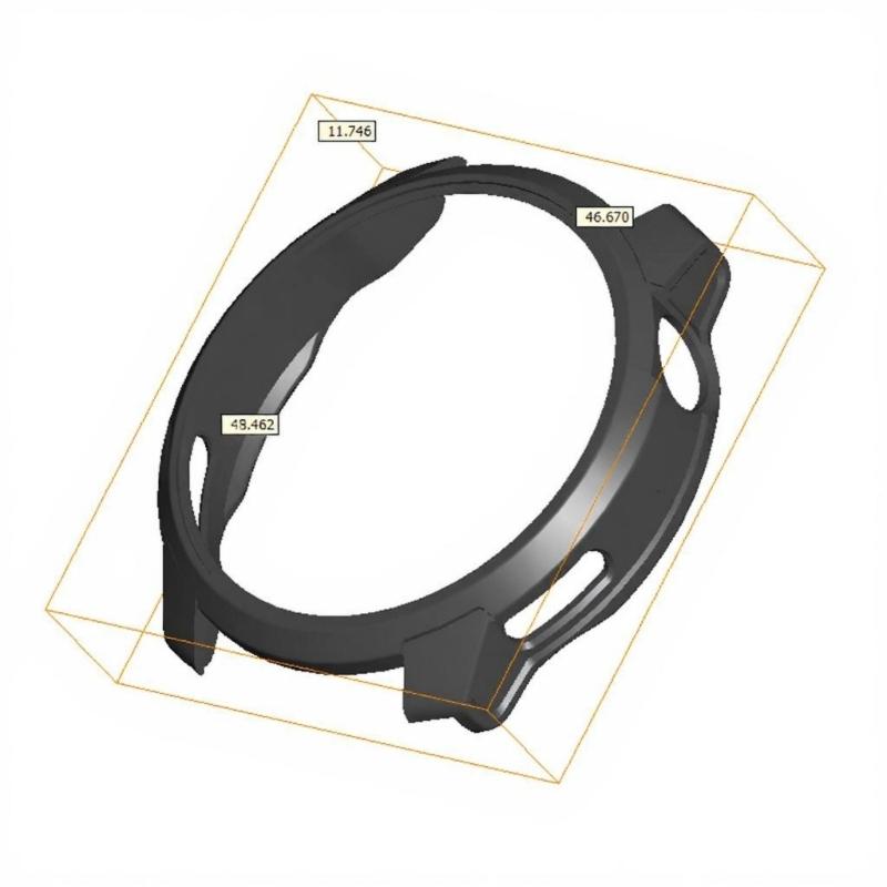 Custodia per Orologio PC Semi-Chiusa Resistente agli Urti in Materiale PC Design Leggero Mantiene la Sensibilità al Tocco Installazione Facile