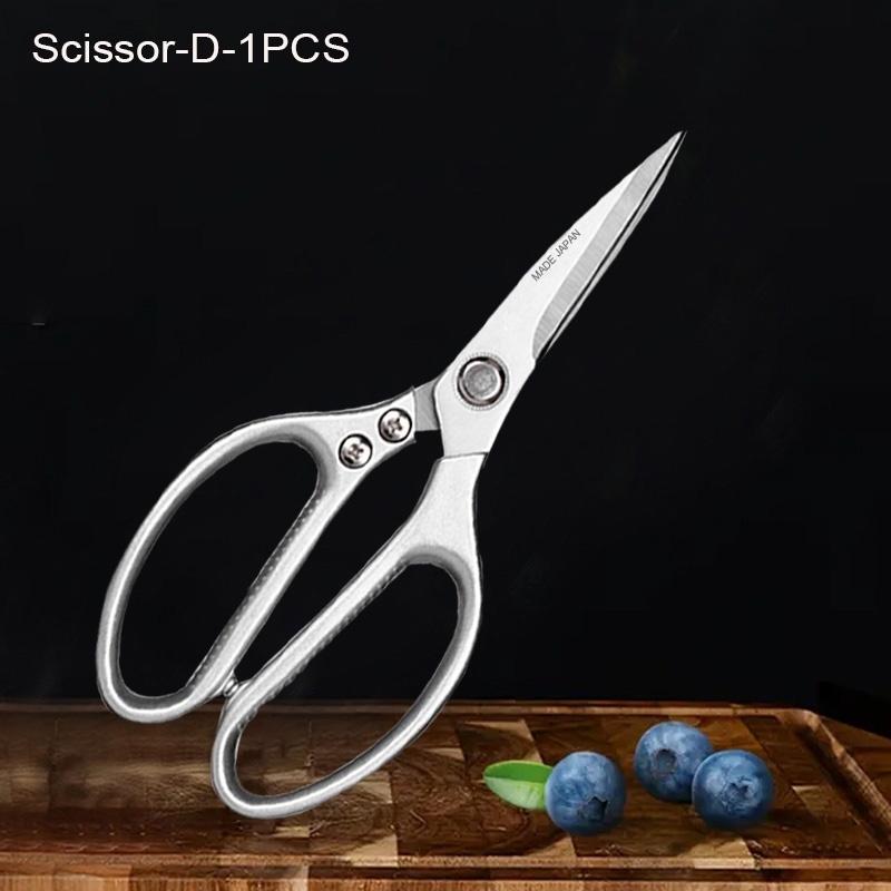 

WXCOO All Purpose Kitchen Scissors for BBQ with Non-Slip Handle Cutting Tools Scissors Meat Turkey Fish Scale Kitchen Shear