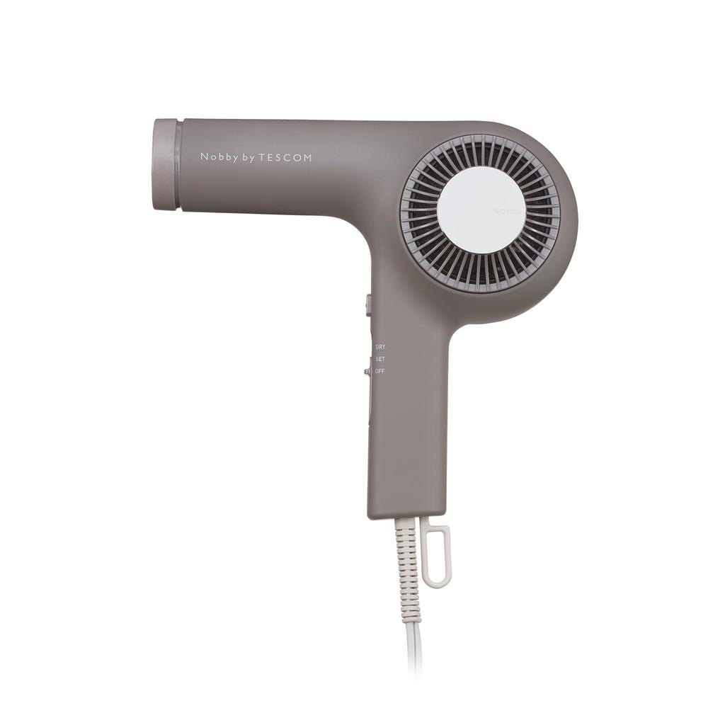 TESCOM Professional Protect Ion Lightweight Hair Dryer NIB400A with Easy-Disconnect Plug Nobby by TESCOM Nobby Smoky Gray NIB400A-H