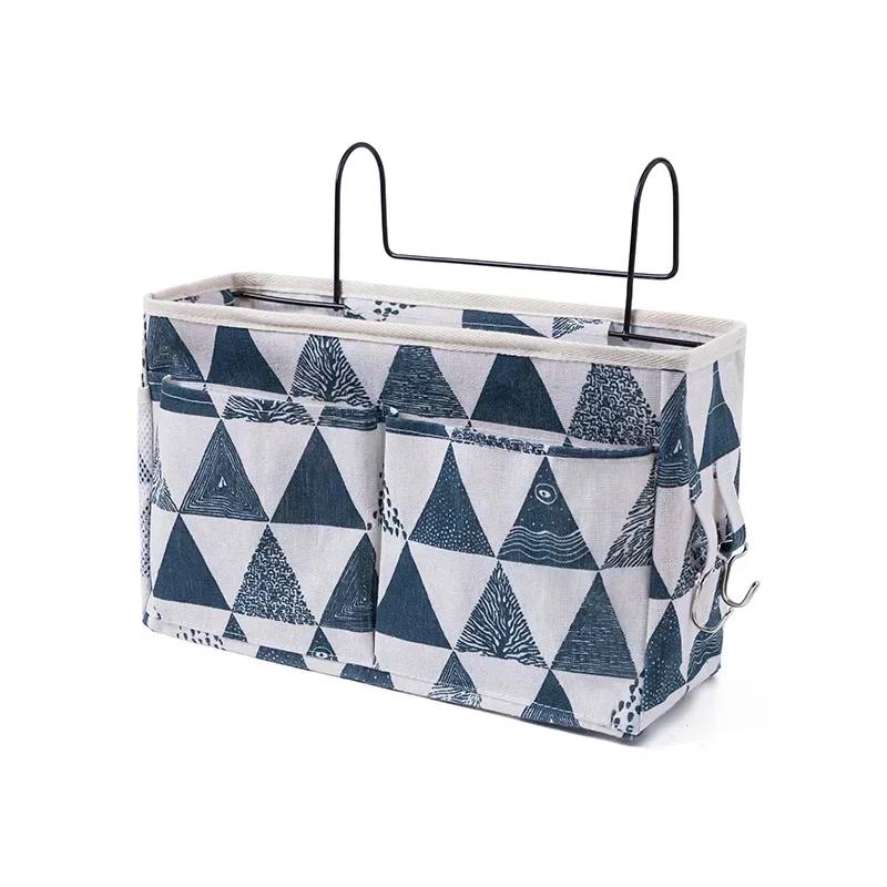 Portable Baby Care Essentials Hanging Organizers Crib Storage Cradle Baby Crib Organizer Diaper Bag Linen Baby Bed Accessories