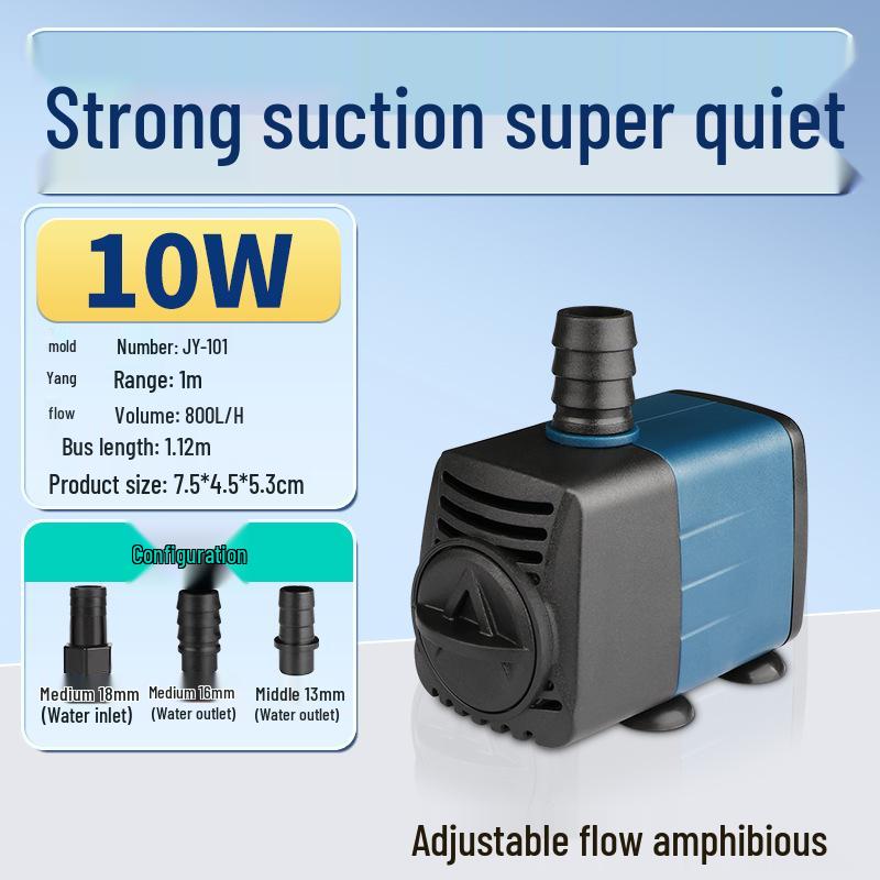 

Надтиха занурювальна амфібійна акваріумна помпа Jingye для циркуляції та фільтрації