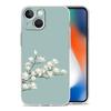 Phone Case For iPhone 15 14 13 12 Mini 11 Pro Max XS X XR 7 8 Plus Clear Shockproof Silicone TPU Cover Flower