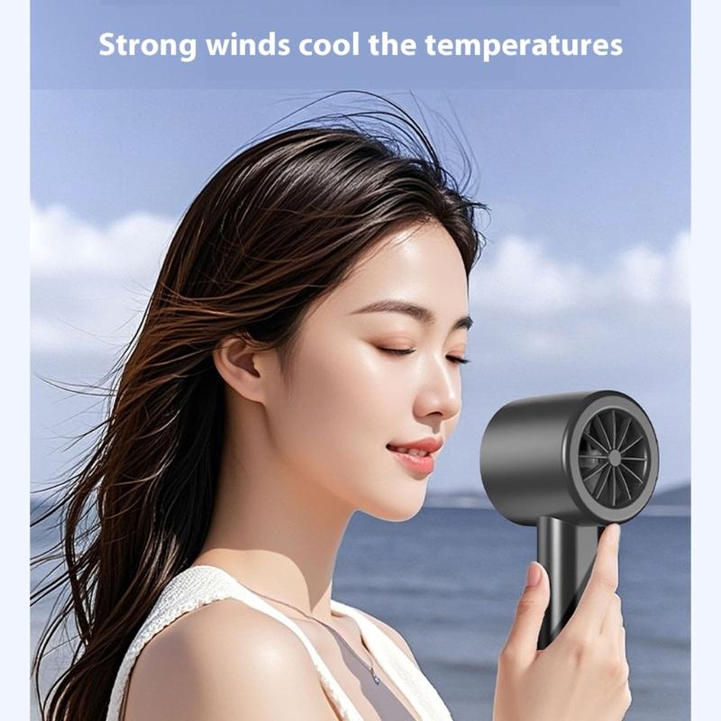 Handheld Mini Fan USB Rechargeable 100 Speed Quiet Desk Fan Portable Cooling Fan for Indoor Outdoor Use Birthday Gift