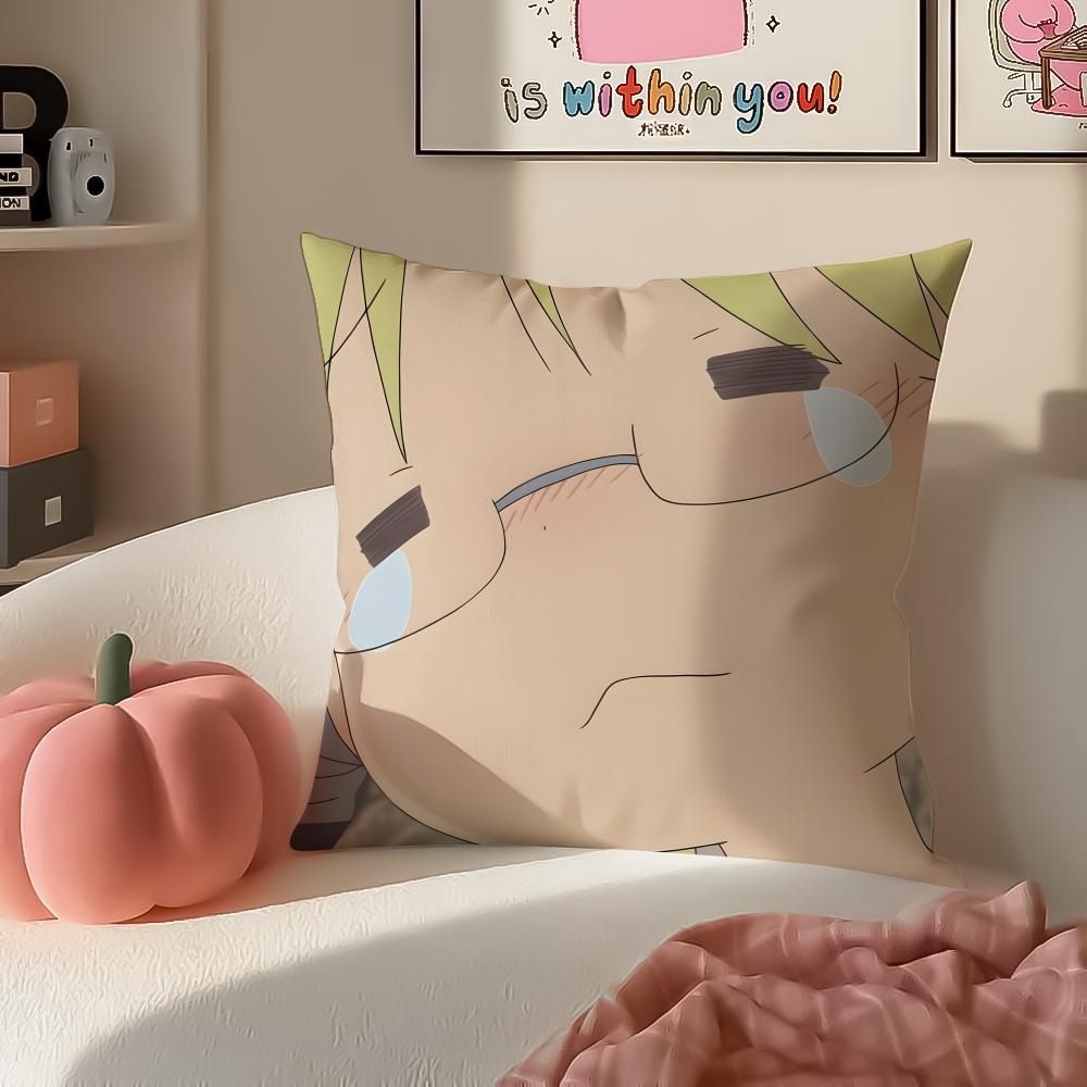 Anime Haunting NNanachi Riko from Made In AAbyss Cushion Cover Pillowcase Short Plush Invisible Zipper Room Sofa Cushion Cover
