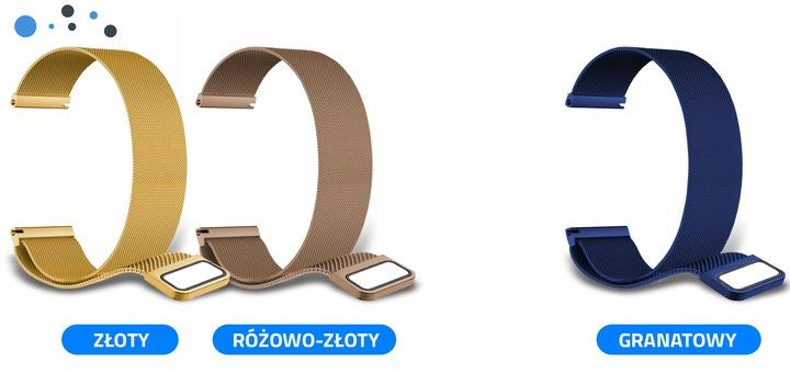 Uniwersalny Pasek Metalowy Do Zegarków 22Mm Smartwatch Magnetyczny Eleganck