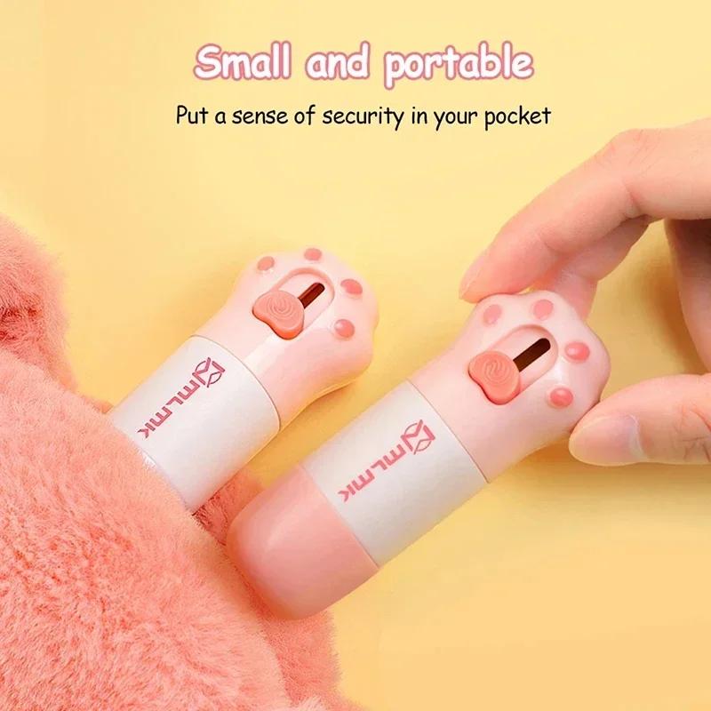 Cat Paw Privacy Protector Eraser Correction Fluid Thermal Paper with Knife Parcel Box Opener Home Anti Peep Identity Information