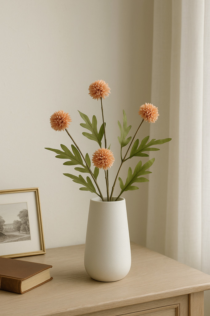 5 Heads Artificial Flower Bouquet Silk Dandelion Flower Ball Fake Flowers Home Garden Wedding Decors DIY Craft Wreath Christmas