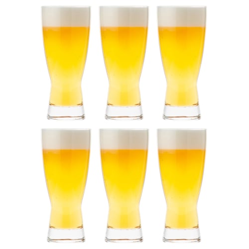 

Toyo Sasaki Glass 410ml HS Tumbler, Long, Made in Japan, Dishwasher Safe, 08006HS, Pack of 6