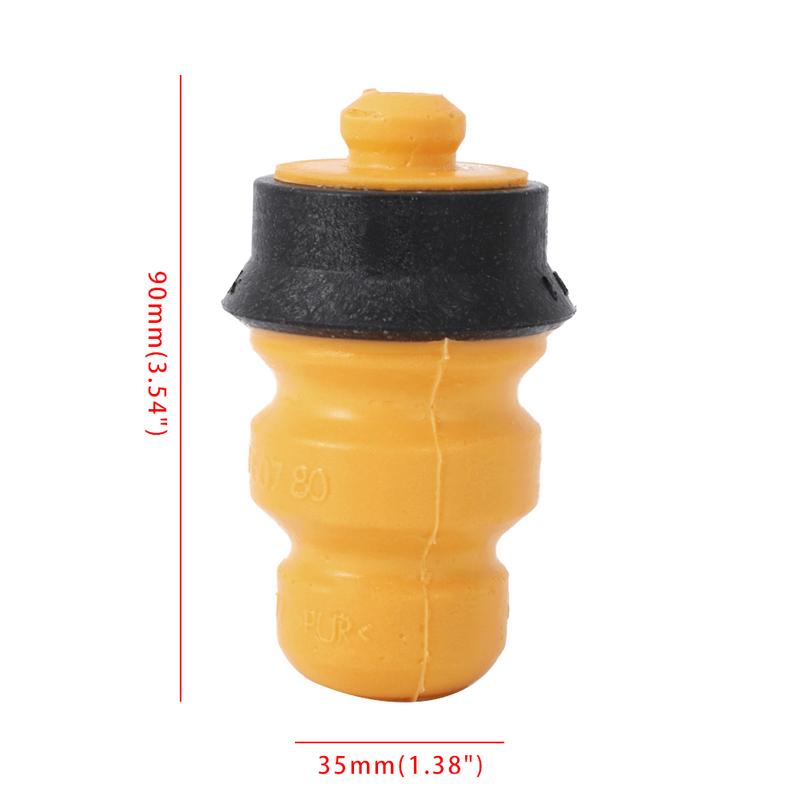 2PCS Rear Axle Suspension Rebound Rubber Buffer Block For 207 301 2008 Citroen C3 Celysse 516680 / 9804750280