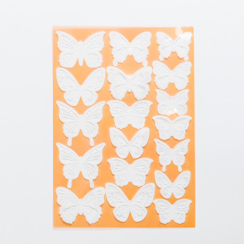 3D Realistic Double-Layer Butterfly Wall Stickers for Home Décor