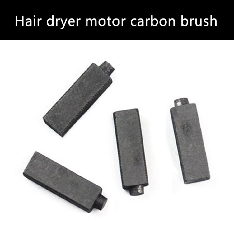12Pcs Motor Carbon Brush Carbon Brushes Anchors Engine Electric Hair Dryer Generals Set 4x5.5x17mm For Cleaner Extractor