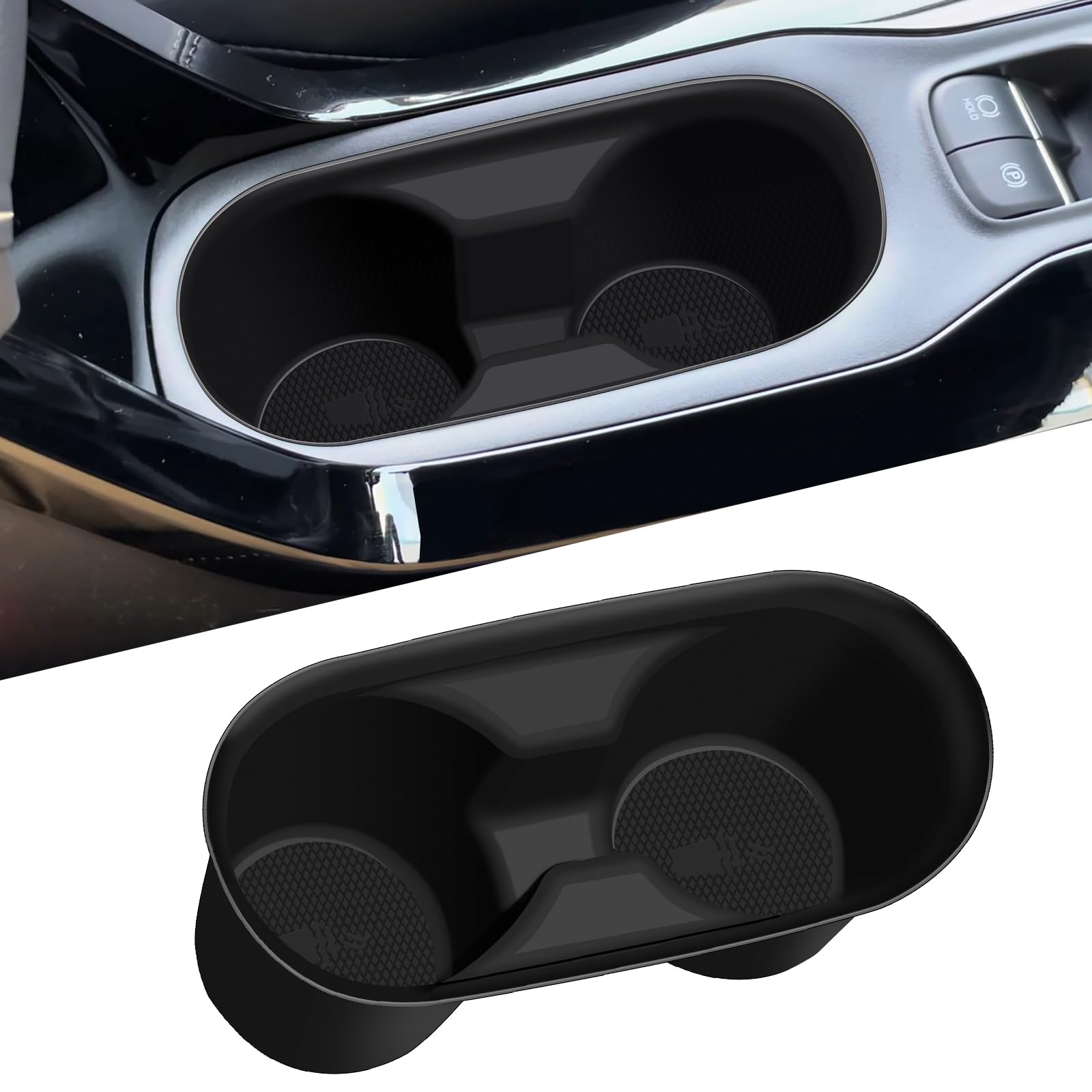 

FDAIUN Car Cup Holder Coaster Fits Toyota Corolla Cross Silicone Cup Mat Interior Custom Parts Accessories Car Supplies TOYOTA COROLLA CROSS Easy чёрный