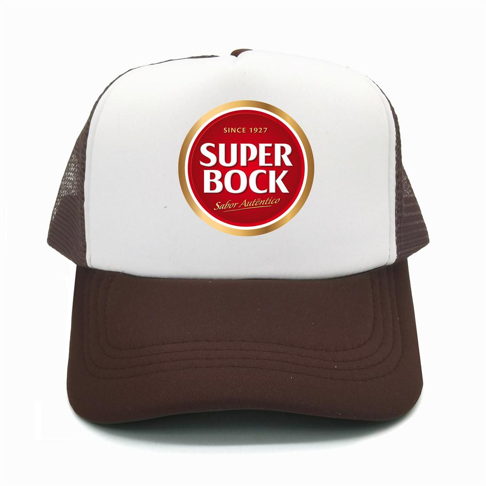 Berretto Trucker Super Bock Unisex Cappello Divertente Cappellino da Baseball Fresco Estivo Cappellini Unisex a Rete
