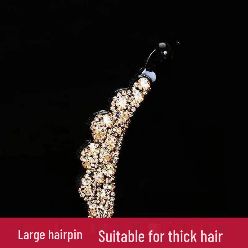 Pince à Cheveux Queue de Cheval Banane Verticale Style Coréen pour Femmes - Accessoire Épingle à Cheveux d'Été