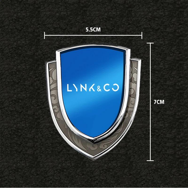 Autostickers 3D metalen accessoires auto-accessoire voor LYNK&CO 01 02 03 05 06