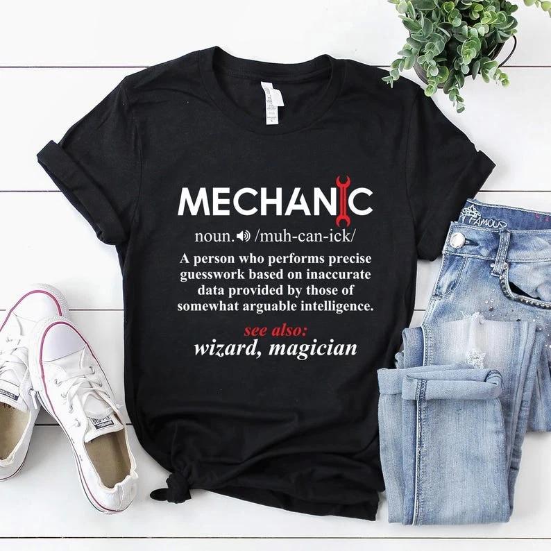 Mechanic Shirt | Mechanic T-Shirt | Mechanic Definition Shirt Vintage M