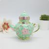 TeapotShaped Box Decorative with Hinged Lid Ornamental for Collectors, Vanity, Bookshelf,