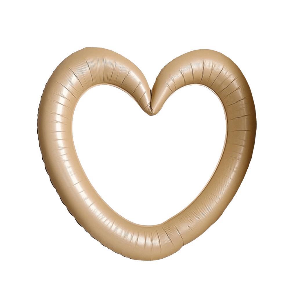 Reusable Photo Frame Balloon Metallic Love Balloon Cute Design Giant Heart Balloon Birthday Party