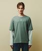 PLAC Layered Long Sleeve Logo T-Shirt Khaki