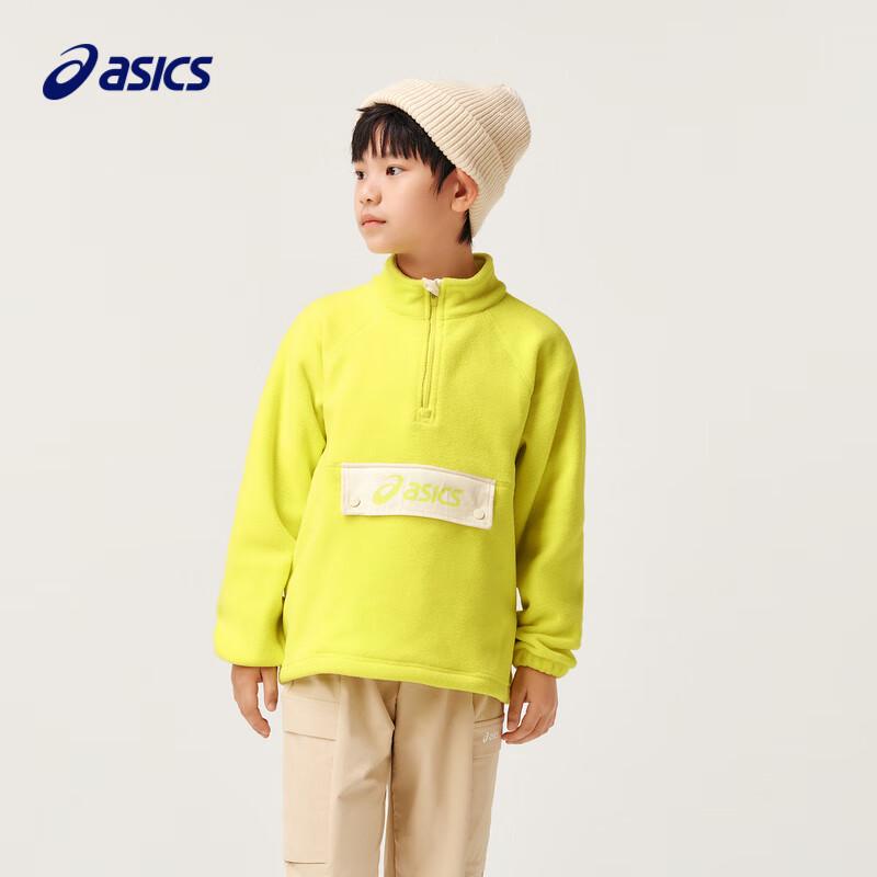 Asics Kids  Unisex Fleece Long-Sleeve Sweatshirt 170