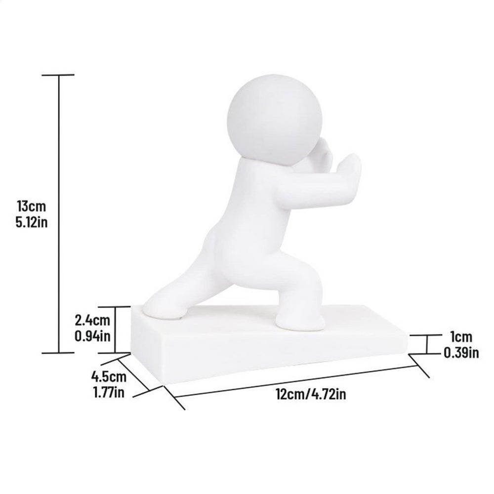 Cute Door Stopper Funny Door Stop Pet-Friendly Wedge for Home Apartment Workplace Dormitory Bedroom Garage Living Room Hotel