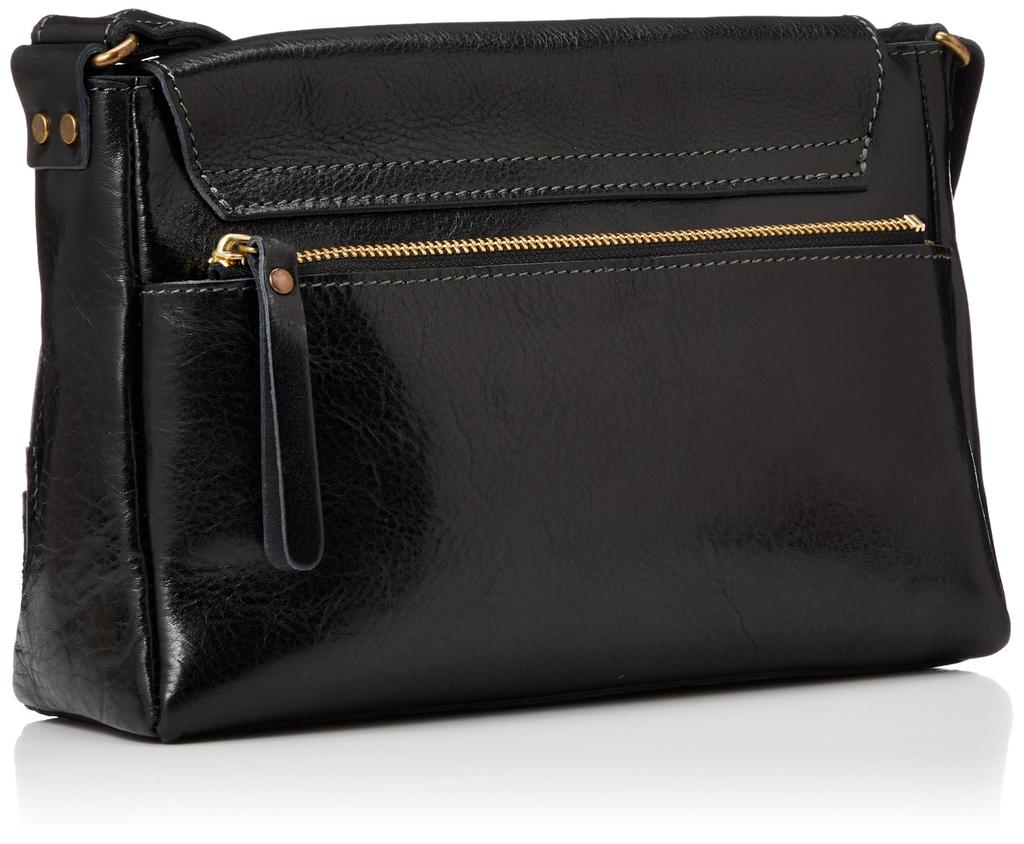 Zeha Leather Shoulder Bag, Lightweight, Multifunctional, Compact, Made in Japan, Himeji Leather, 290-9901, Black