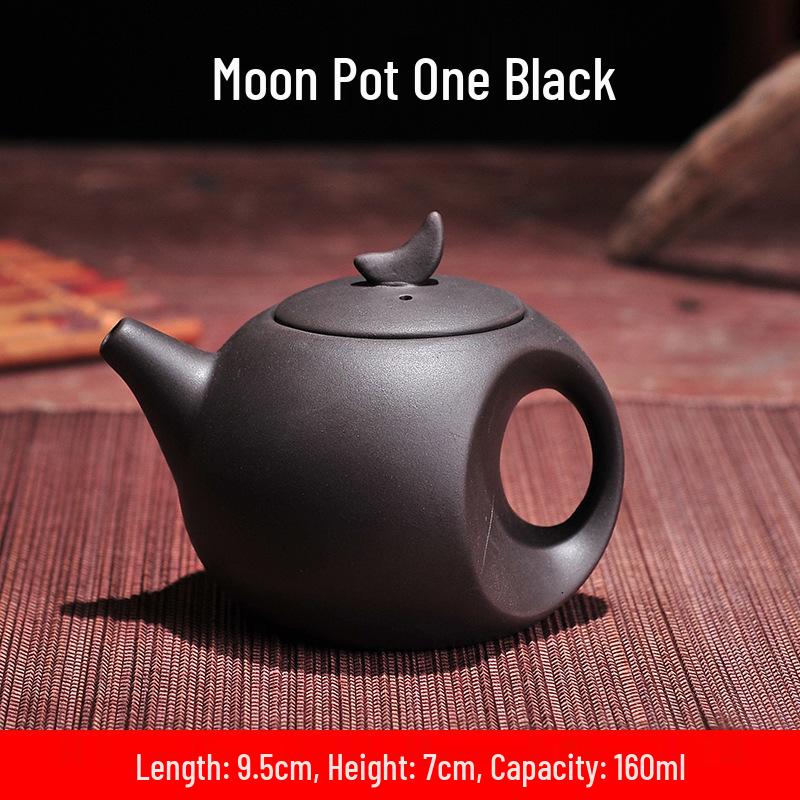 

Керамический чайник Кунг-фу из фиолетовой глины Чжу Ни с фильтром - Малый набор для приготовления чая для дома