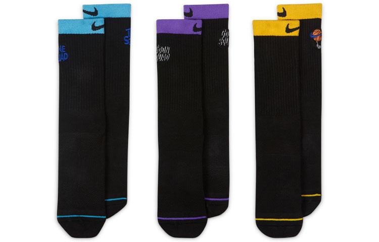 Nike x Space Jam Knee High Socks All Unisex Black Couple s DA5043-010 S