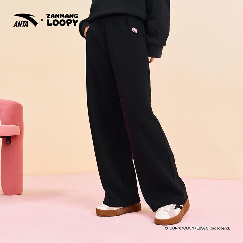 

ANTA x Loopy Women s Fleece Straight-Leg Sweatpants 170/L
