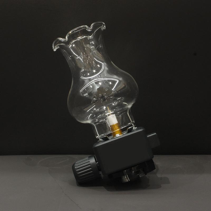 Portable Butane Gas Light,Suitable For Camping,Fishing And Picnic,Compact Outdoor Candle Light With Night Lighting 1Pc