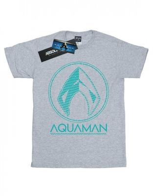 Mens Aquaman Aqua Logo T-Shirt