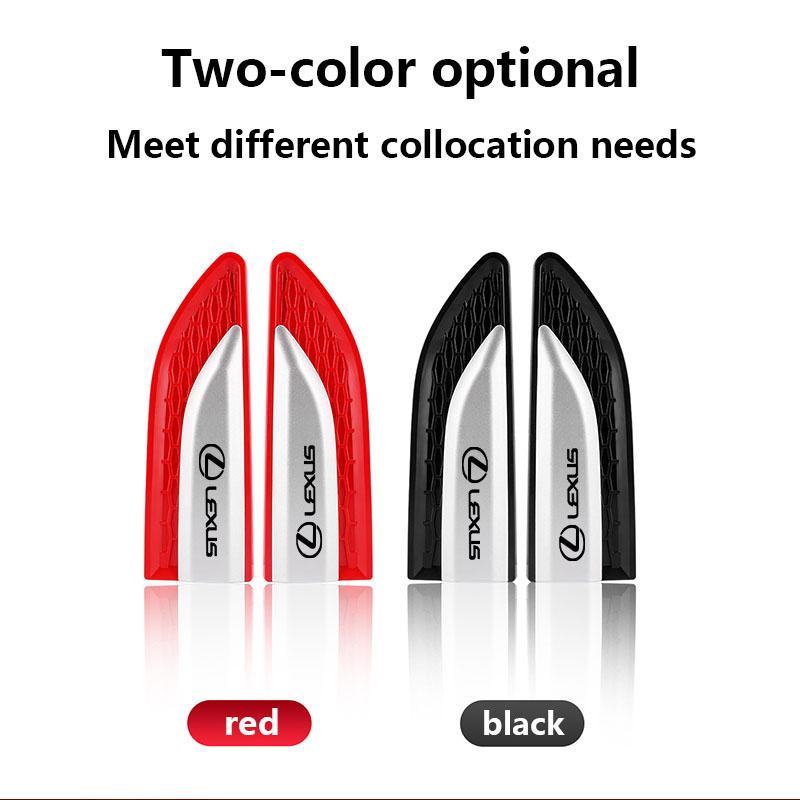Car Body Protective Sticker Car Fender Side Blade Badge for Lexus CT200h F sport ES LS IS GS LC RC RX UX NX LX Car Accessories