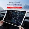 Zentrales Steuerungsbildschirm Silikon-Schutzrahmen für Tesla Model 3 2025-2025 Model Y 2017-2025 Display-Rand Schutzfolie Teil