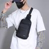 Men's Multi-Layer Chest Bag - High-Quality Nylon Crossbody Sling for Daily Commuting & Outdoor Activities