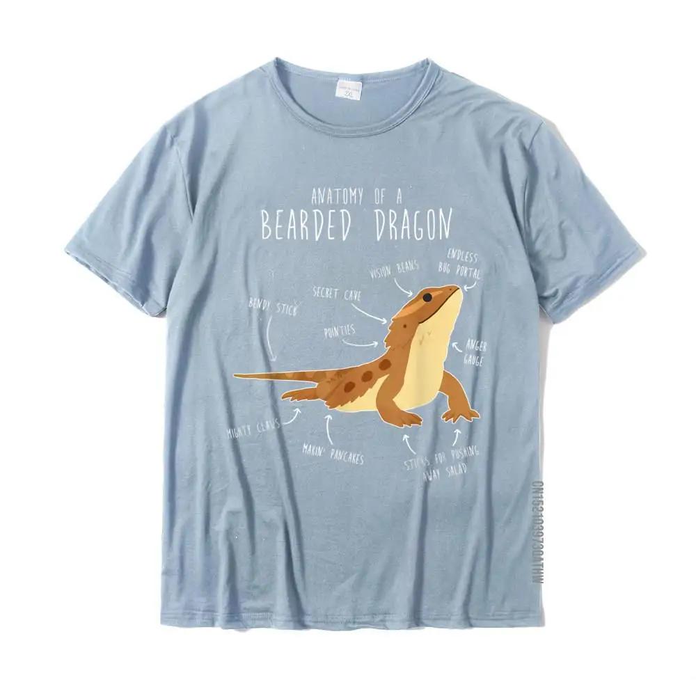 Anatomy Of A Bearded Dragon Funny Pet Reptile Lover T-Shirt Fashionable Young Tshirts Cotton Tops T Shirt Normal